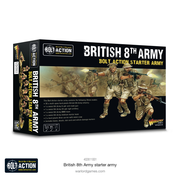Bolt Action: 8th Army Starter Army